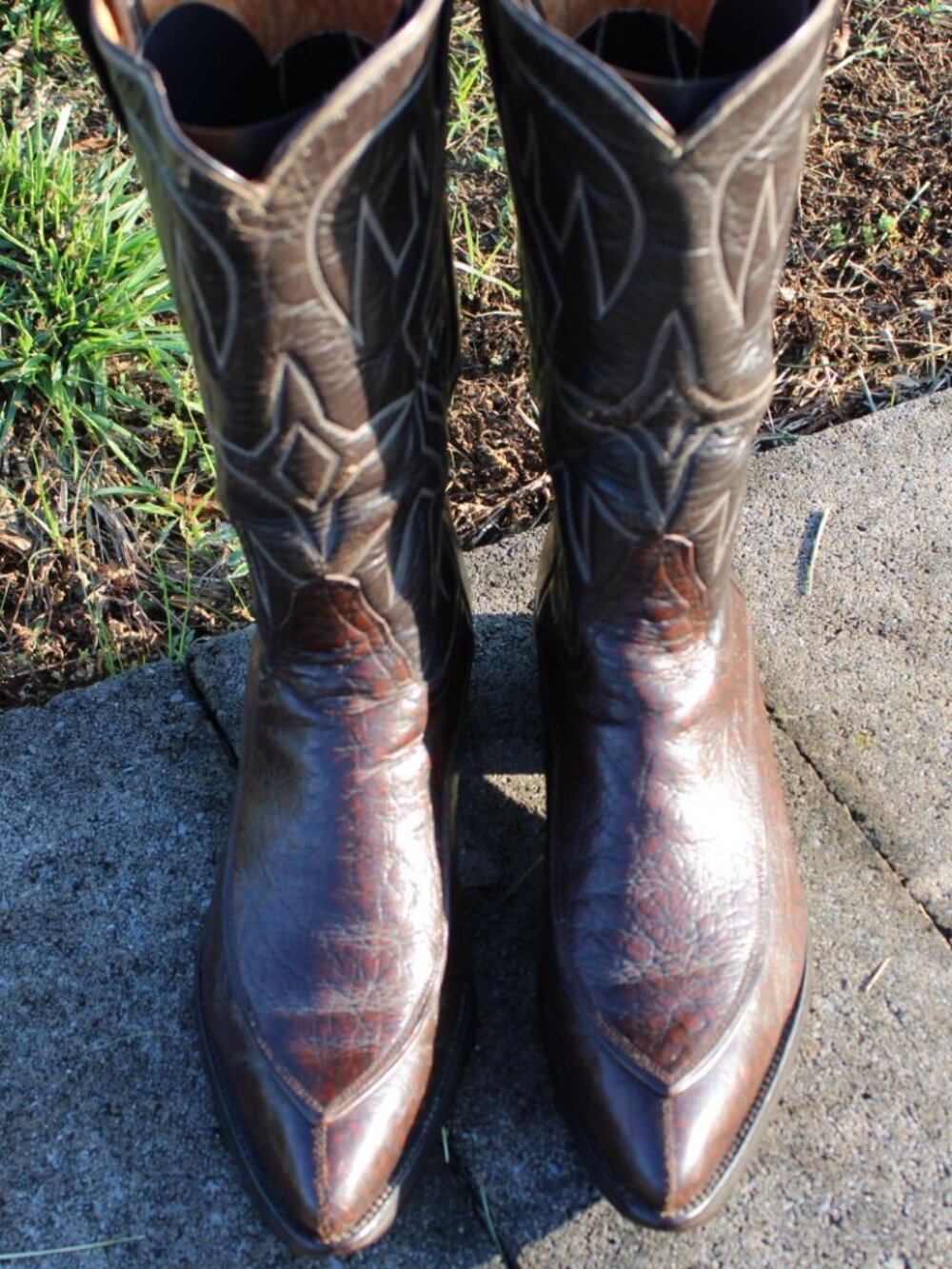 Tony Lama Caribou Algonquin Men's Western Cowboy Boots Size 9D